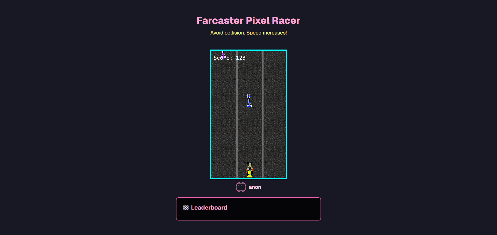 Road Rush - Farcaster Mini Apps